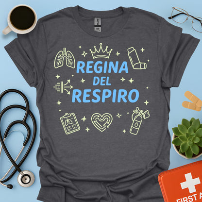 Regina del Respiro - Maglietta Pneumologia e Fisiopatologia Respiratoria
