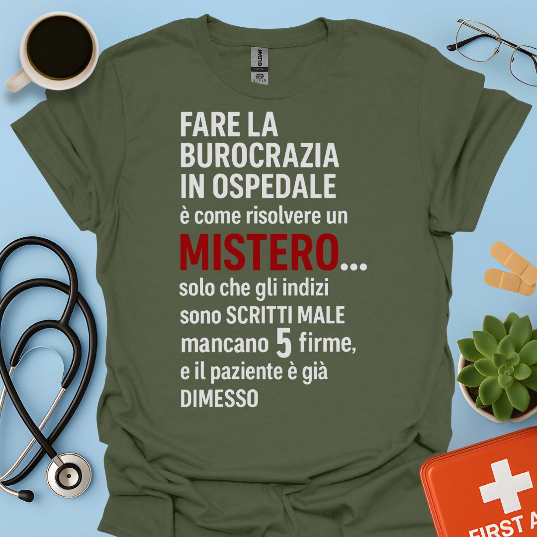 Burocrazia Clinica: Livello Esperto Ospedale Divertente Maglietta