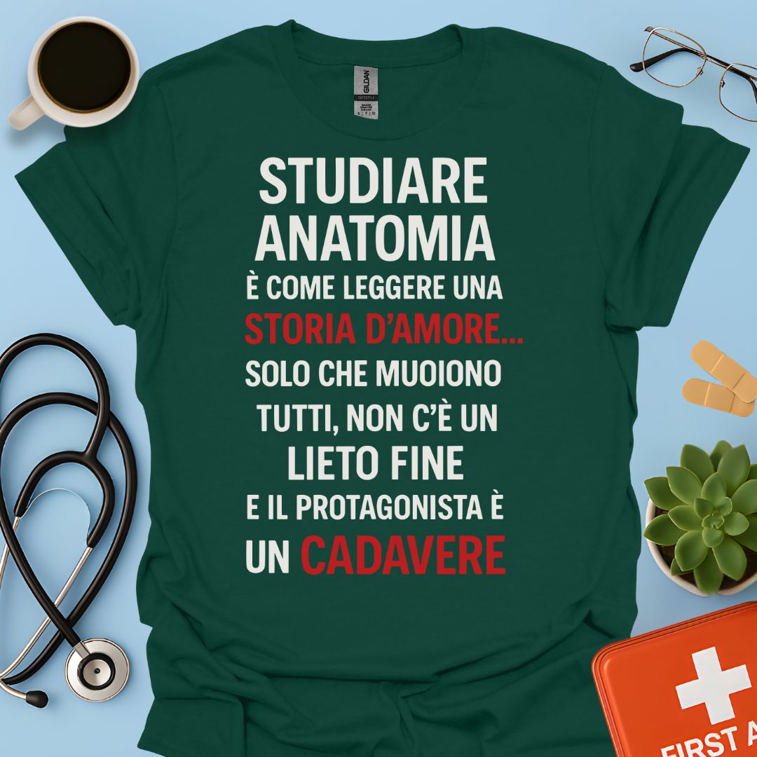 Studente Professore di Anatomia Divertente Maglietta