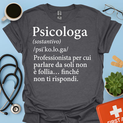 Maglietta Definizione Psicologa