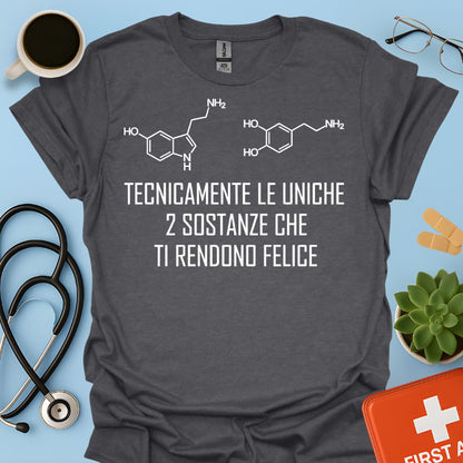 Maglietta Serotonina e Dopamina