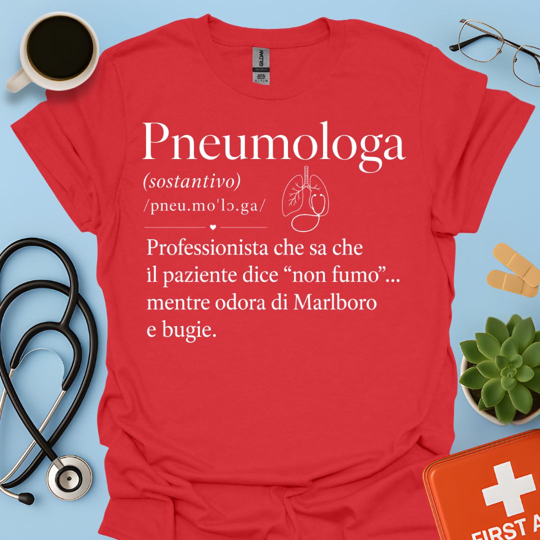 Maglietta Pneumologa Divertente – Regalo Pneumologia