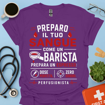 Idea Regalo Divertente Maglietta Perfusionista