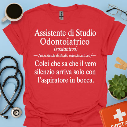 Maglietta Definizione ASO – Regalo Divertente Assistente Studio Odontoiatrico
