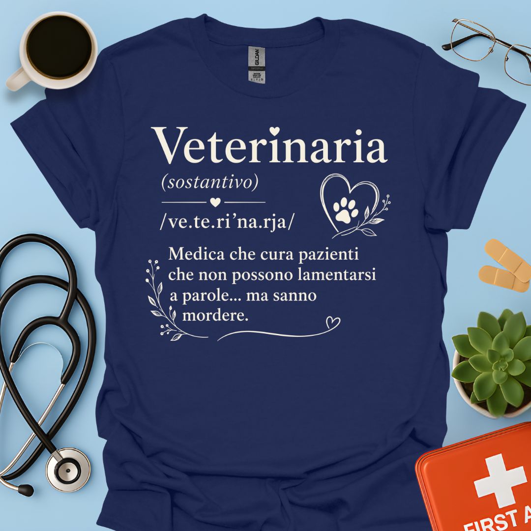 Maglietta Veterinaria: Definizione Divertente