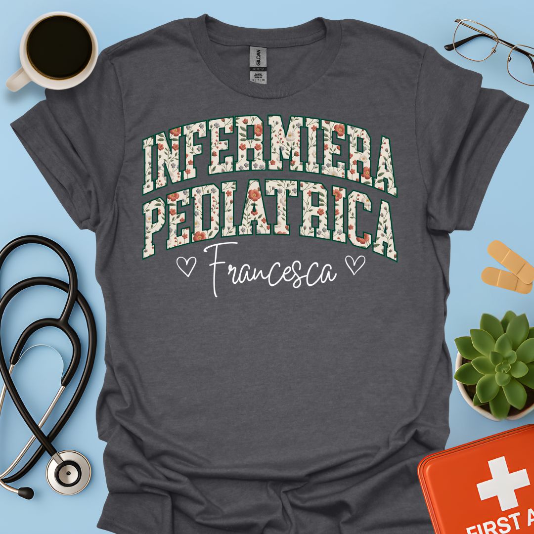 Maglietta Infermiera Pediatrica Personalizzata