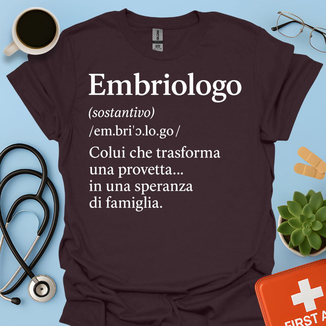 Maglietta Definizione Embriologo