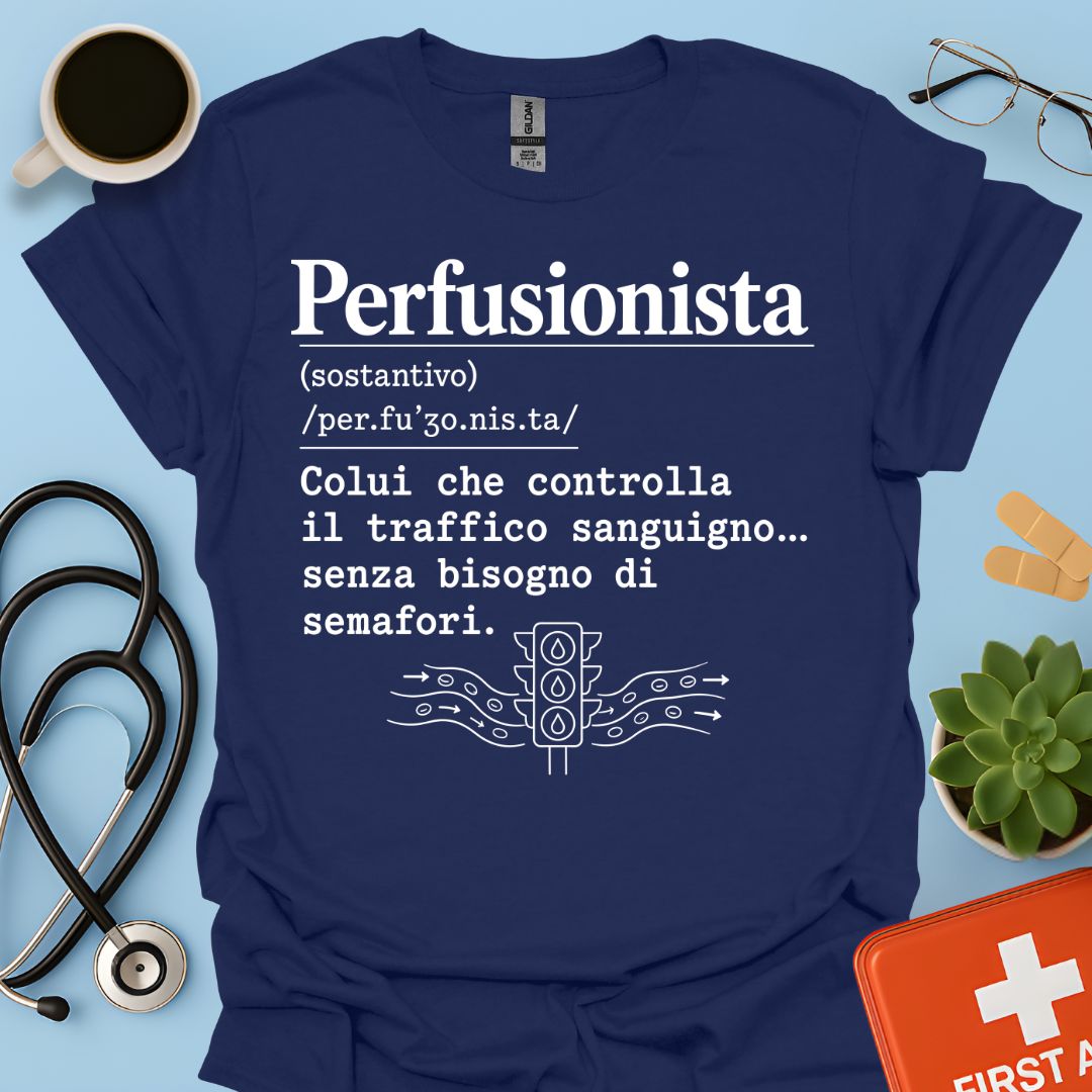 Maglietta Divertente Perfusionista Definizione