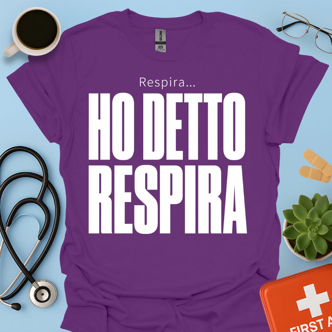 Maglietta Pneumologo – Respira… Ho Detto Respira