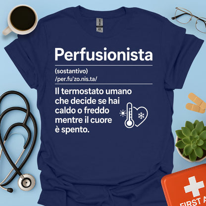Maglietta Definizione Perfusionista