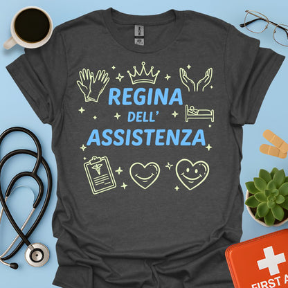Regina dell'Assistenza - Maglietta per OSS, OSA e Infermiere di Cure Primarie