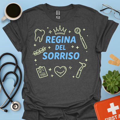 Regina del Sorriso - Maglietta per Dentista, Igienista e Odontoiatra