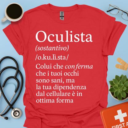 Definizione Oculista Maglietta