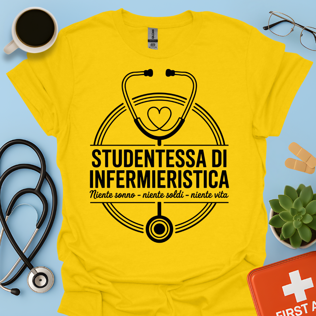 Studentessa di Infermieristica — Infermiera Maglietta