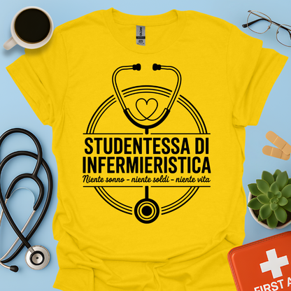 Studentessa di Infermieristica — Infermiera Maglietta