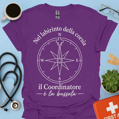 Maglietta Coordinatore Infermieristico – La Bussola della Corsia – Regalo Caposala