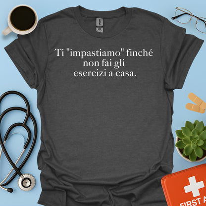 Maglietta Divertente Fisioterapia