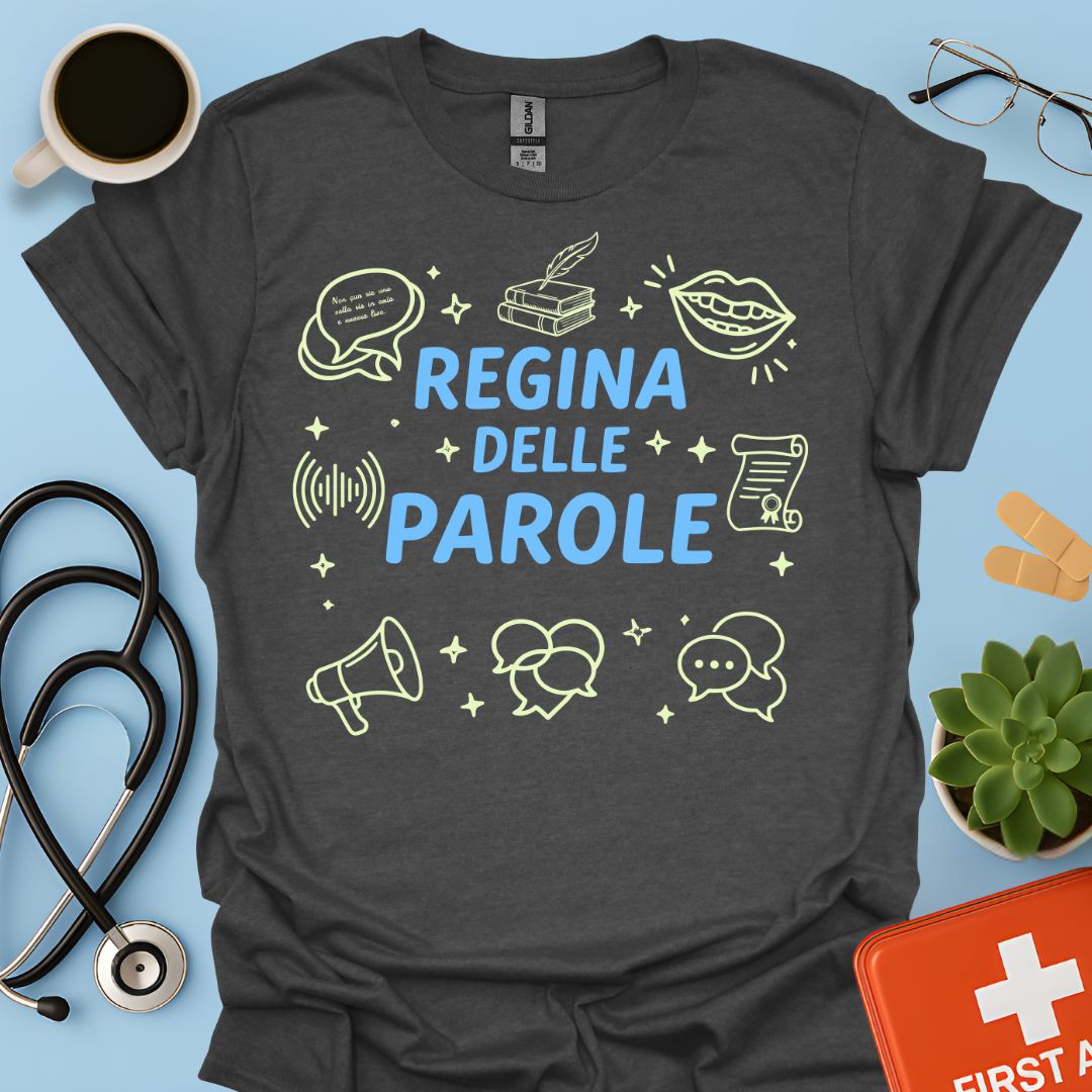 Regina delle Parole - Maglietta Logopedista
