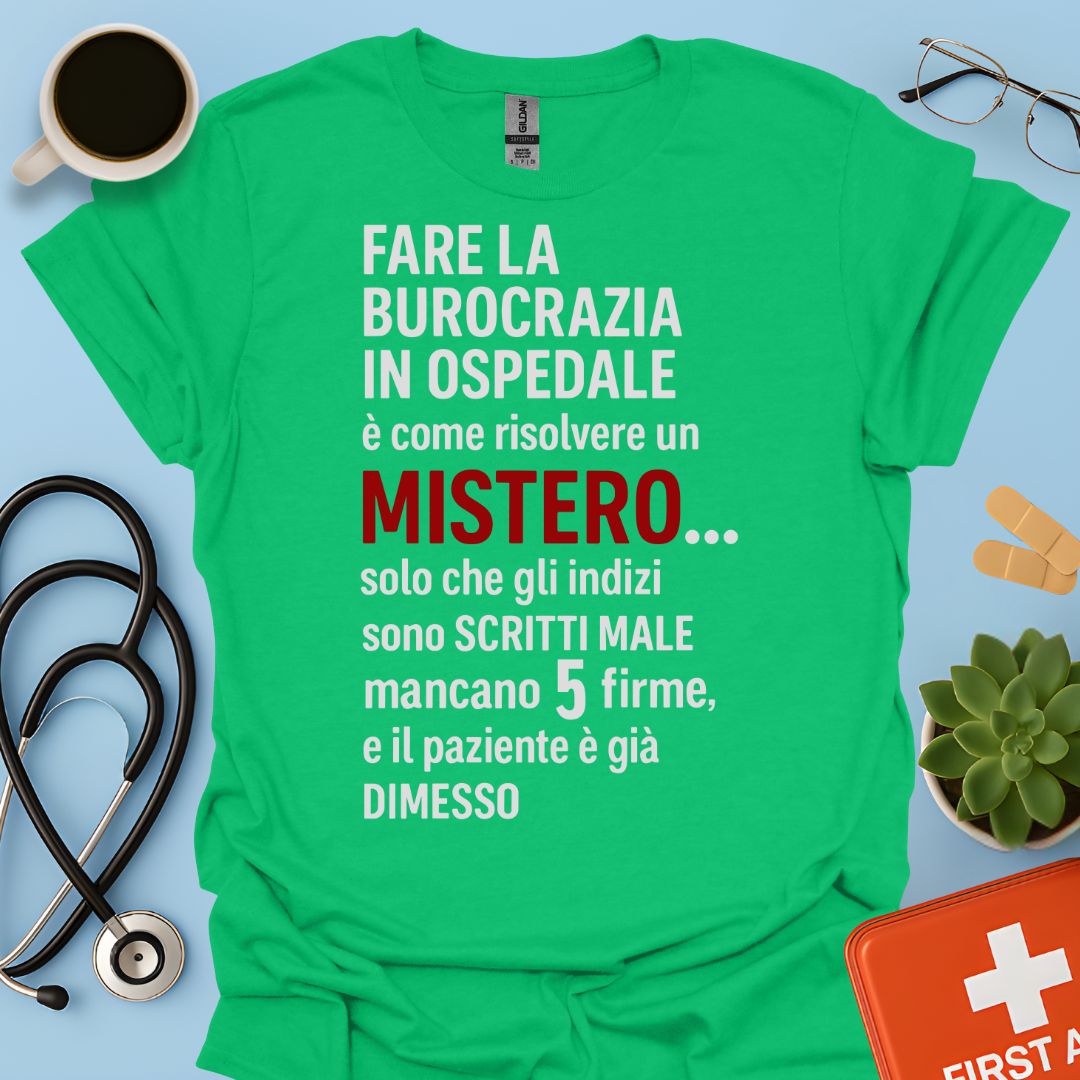 Burocrazia Clinica: Livello Esperto Ospedale Divertente Maglietta