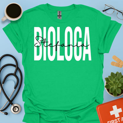 Maglietta Biologa Donna Personalizzata