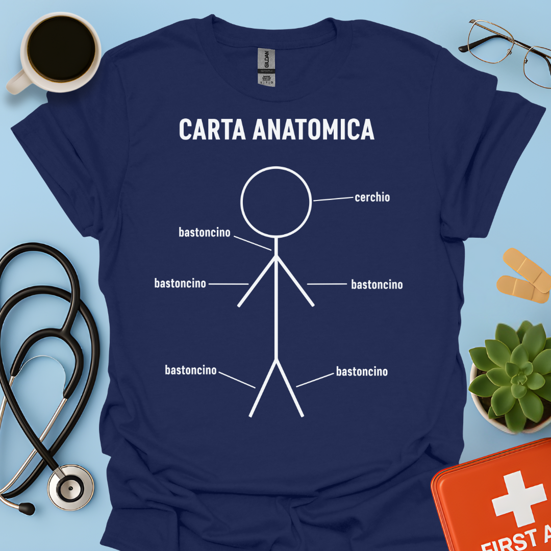 Carta Anatomica Maglietta