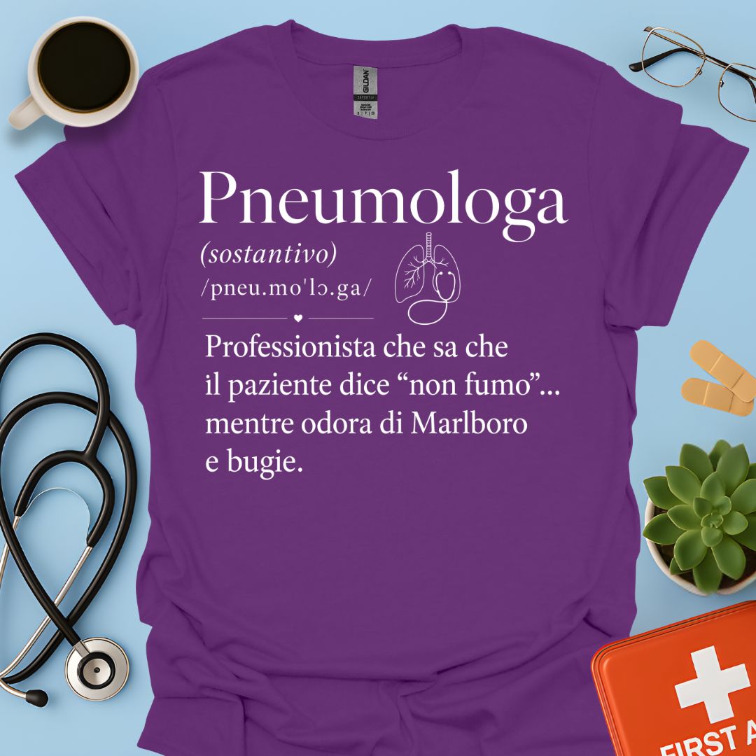 Maglietta Pneumologa Divertente – Regalo Pneumologia