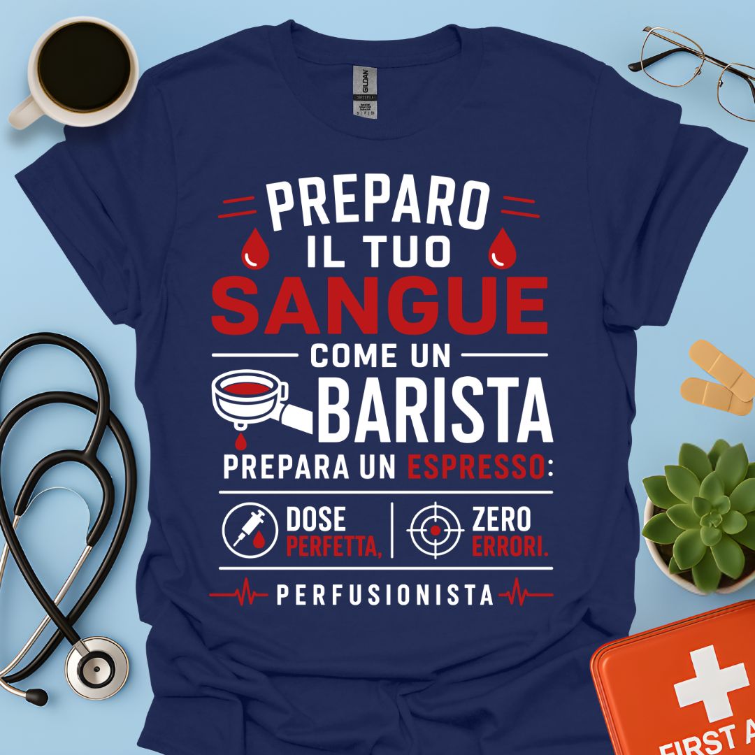Idea Regalo Divertente Maglietta Perfusionista