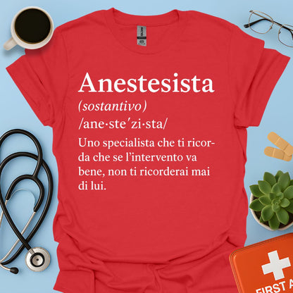 Definizione di Anestesista Maglietta