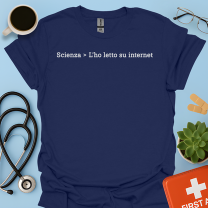 La scienza > L'ho letto su internet - Infermieri Medici Specializzandi Maglietta