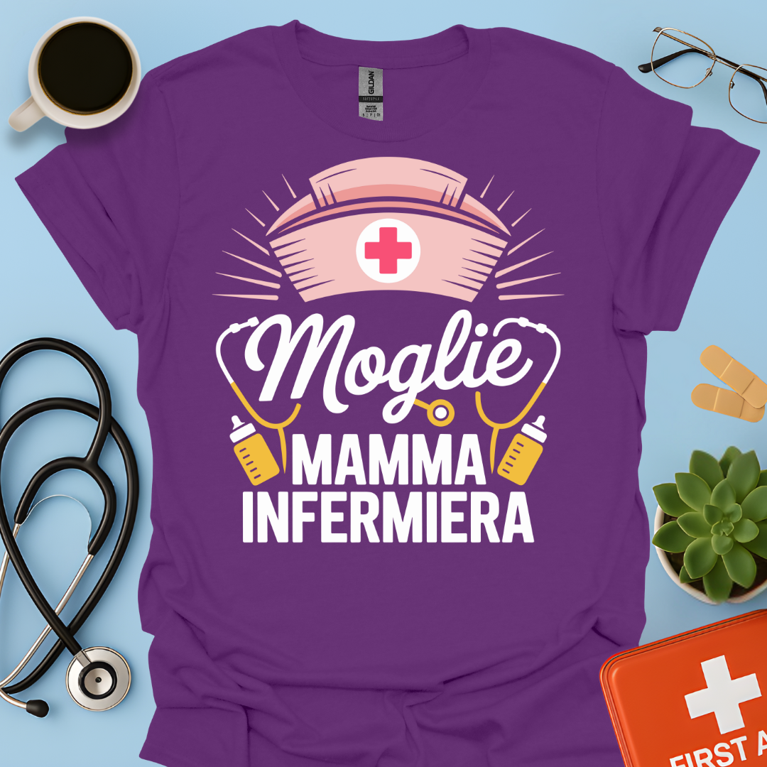 Moglie Mamma Infermiera - Infermiera Maglietta
