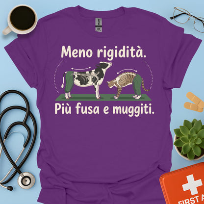 Maglietta Fisioterapista Divertente – L'esercizio Gatto-Mucca