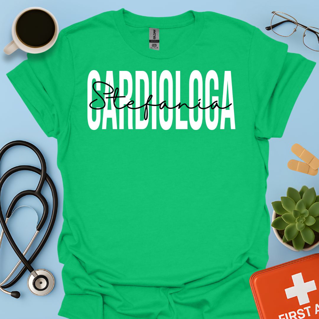 Cardiologia Maglietta Cardiologa Personalizzata