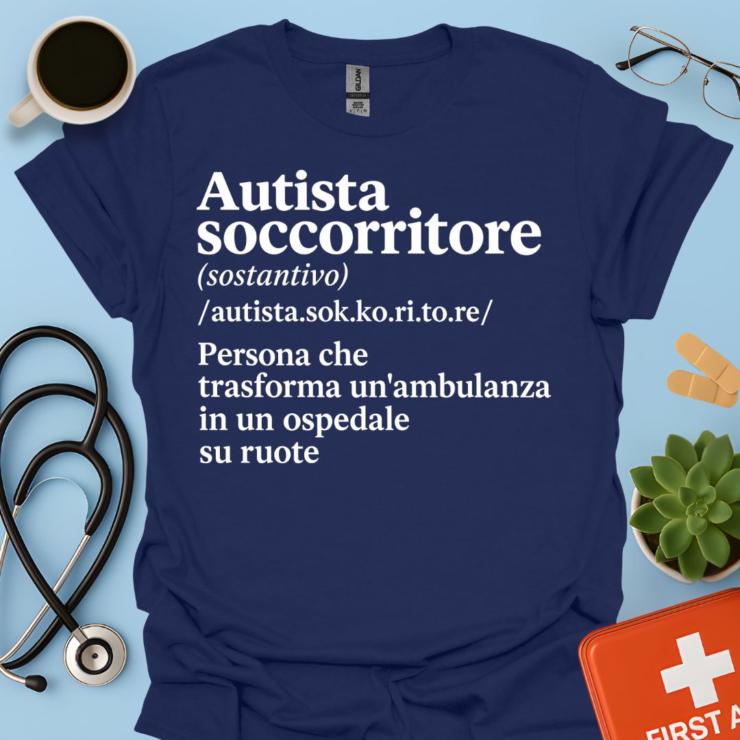 Maglietta Autista Soccorritore – Ambulanza Ospedale