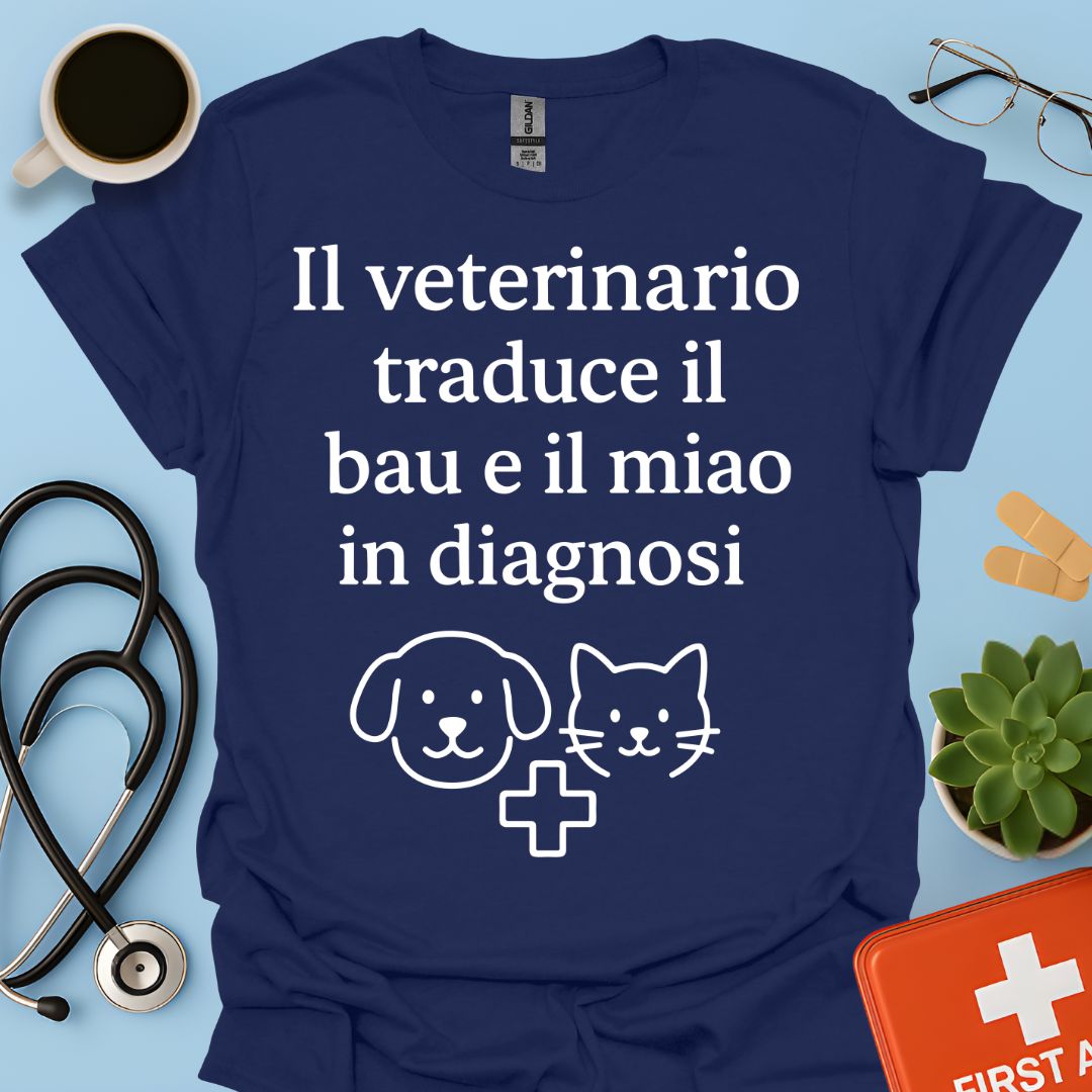 Divertente Veterinario Maglietta