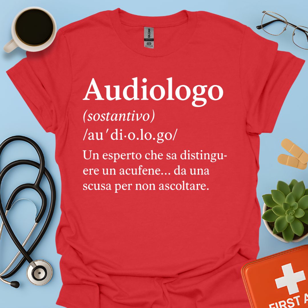 Definizione Audiologo Maglietta