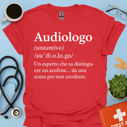 Definizione Audiologo Maglietta