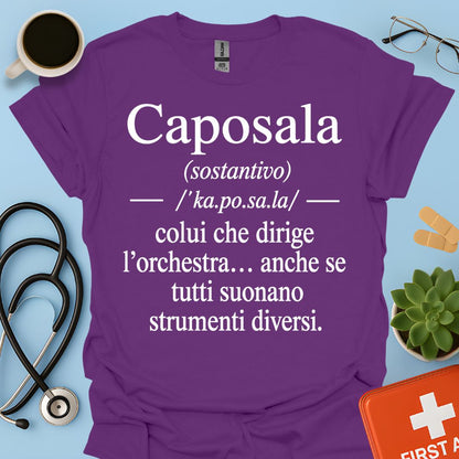 Maglietta Caposala – Dirige l'Orchestra – Regalo Coordinatore Infermieristico