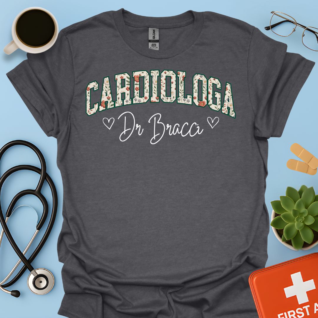 Cardiologia Maglietta Cardiologa Personalizzata