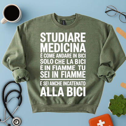 Felpa Divertente Studente Medicina