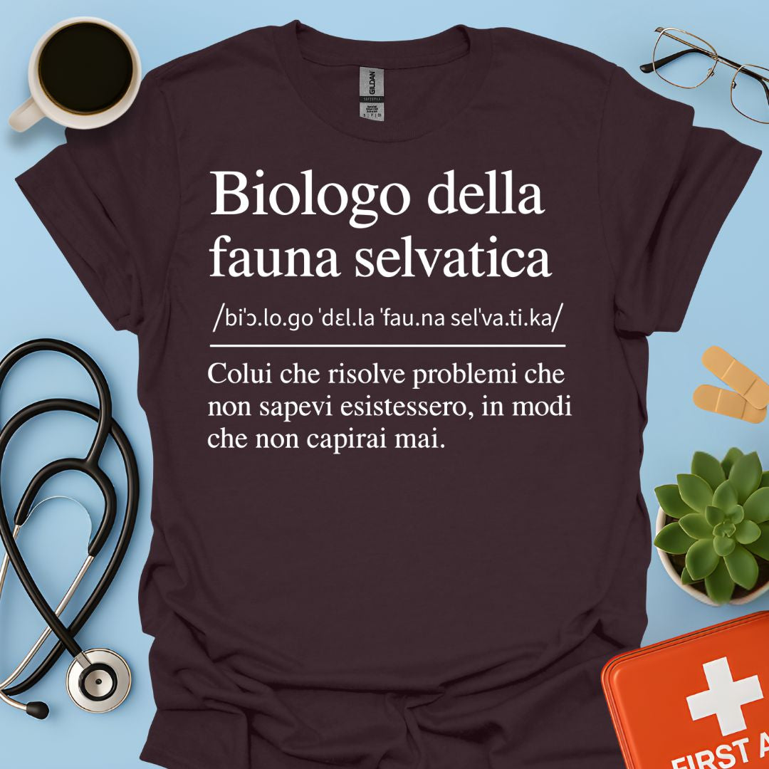 Maglietta Biologo Della Fauna Selvatica