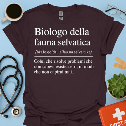 Maglietta Biologo Della Fauna Selvatica
