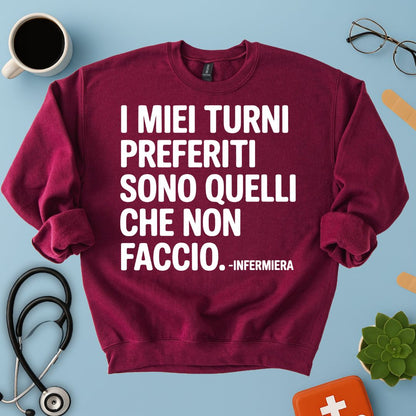 Felpa Divertente Infermiera