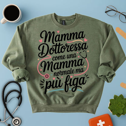 Felpa Mamma Dottoressa Medico