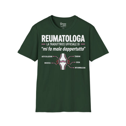 Maglietta Reumatologa “Mi Fa Male Dappertutto”