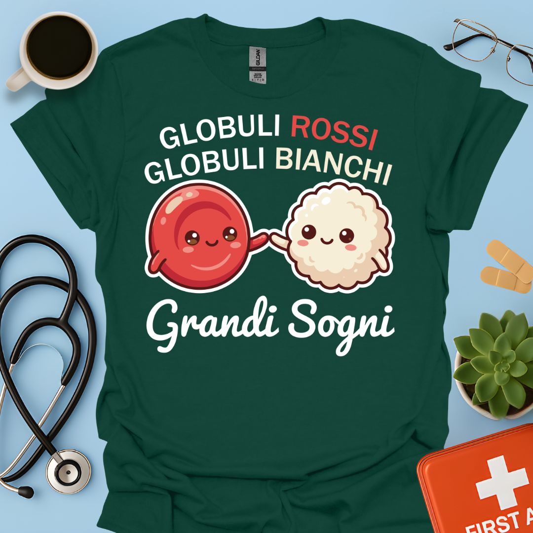 Maglietta Globuli Rossi / Bianchi