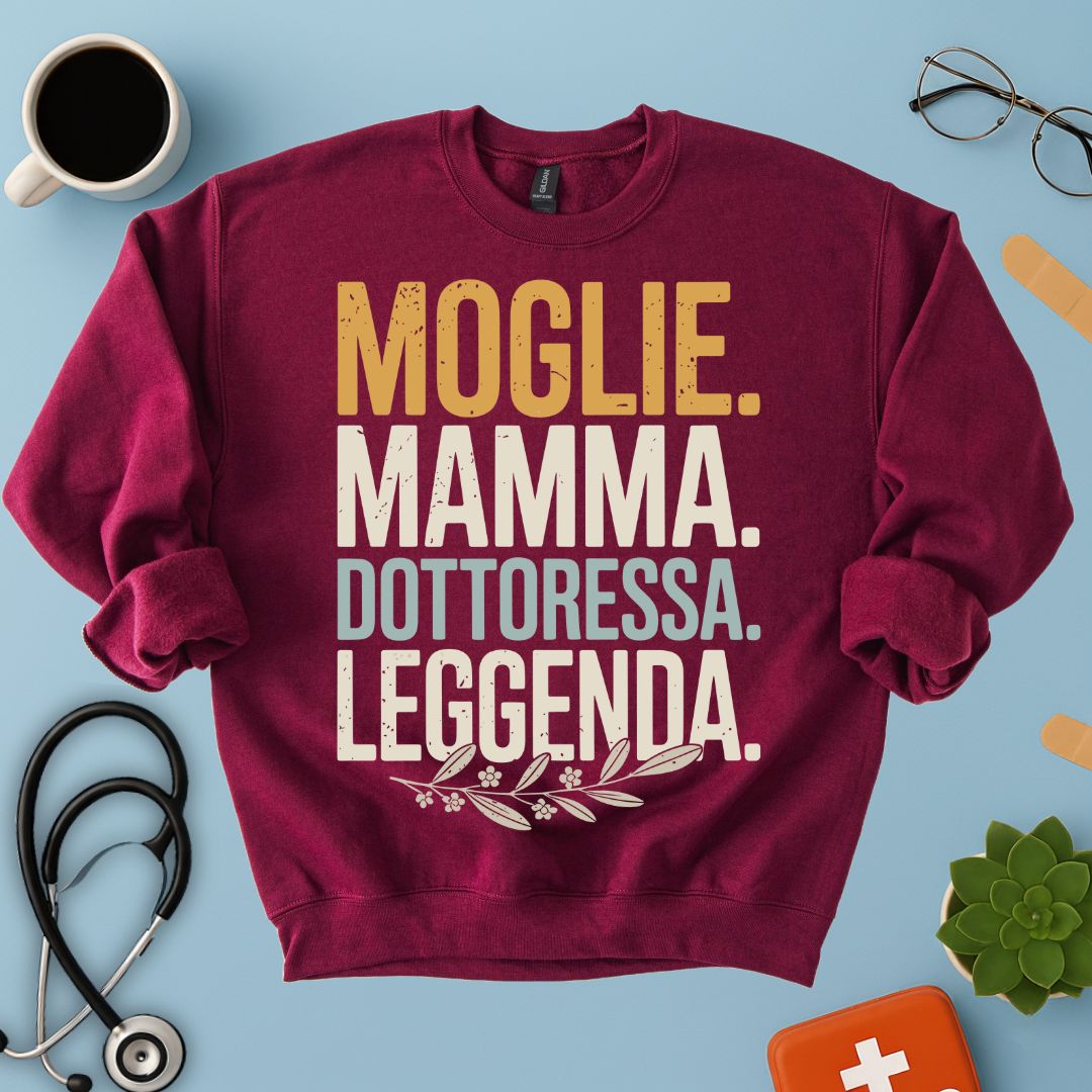 Felpa Mamma Dottoressa Medico