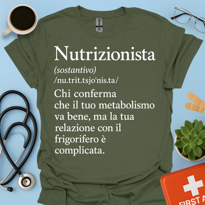 Maglietta Nutrizionista Divertente – Idea Regalo Biologa Nutrizionista