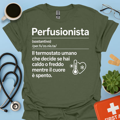 Maglietta Definizione Perfusionista