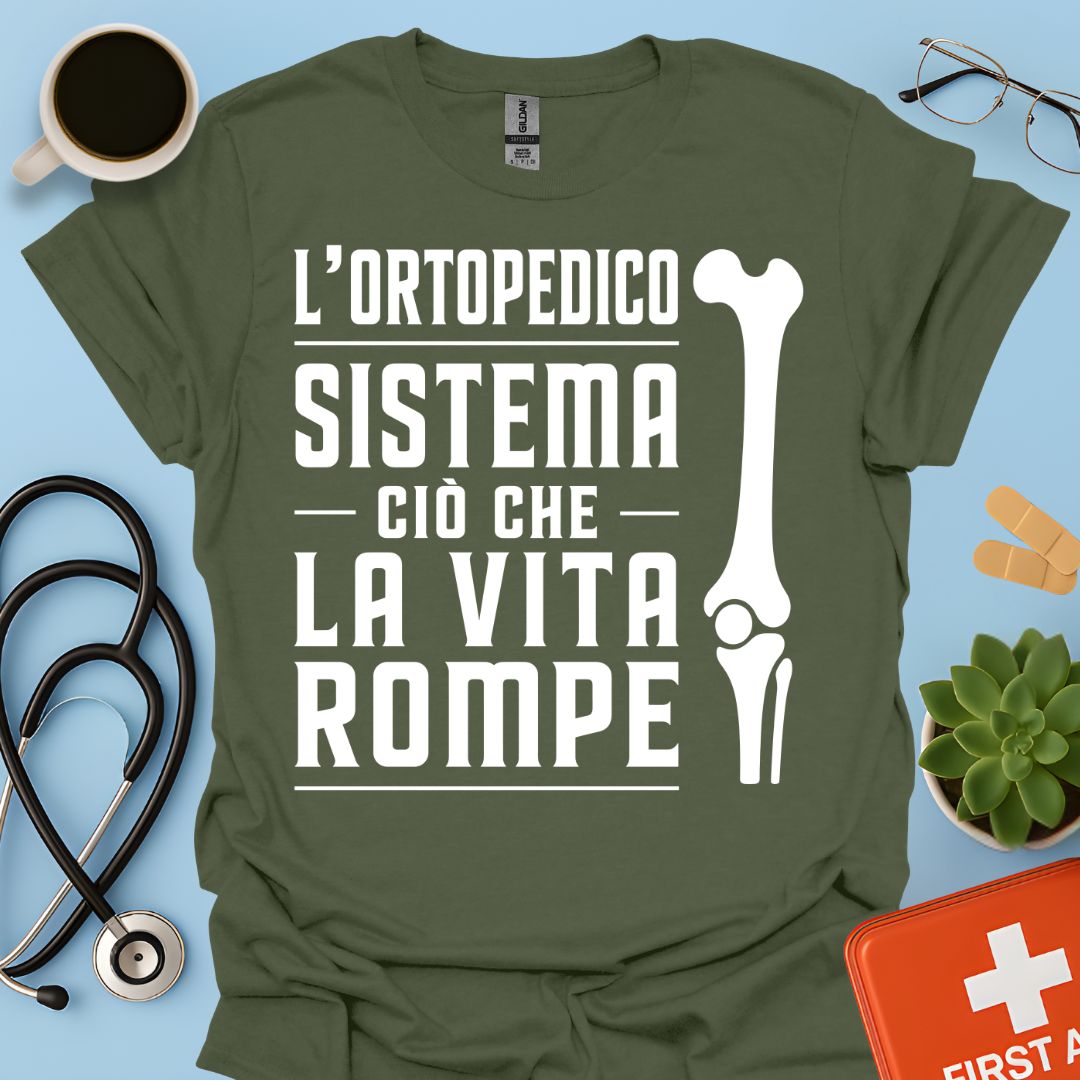 Maglietta per Chirurgo Ortopedico e Traumatologo