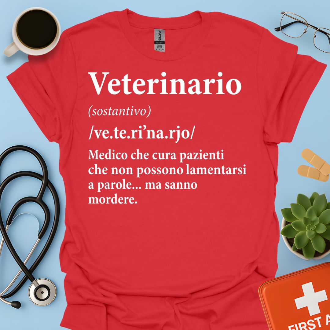 Definizione di Veterinario Maglietta